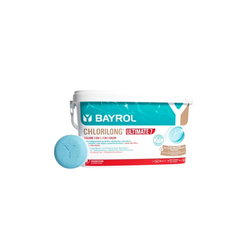 Chlorilong ULTIMATE7 Bayrol 4,8 kg | Tabletas multifunción