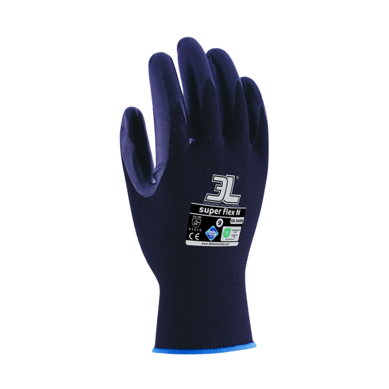 Guantes Superflex N de nitrilo | 3L | JardinPro