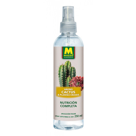 Abono foliar para cactus y crasas 250 ml Massó