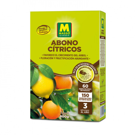 Abono para cítricos eco 800 gr Massó
