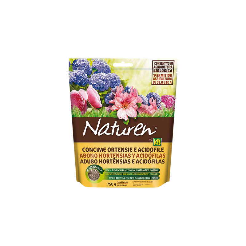 Abono para hortensias y acidófilas Naturen 750 gr KB