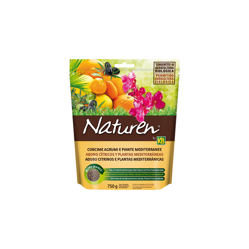 Abono para cítricos y plantas mediterráneas Naturen 750 gr KB