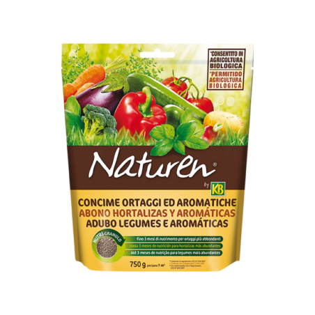Abono para hortalizas y aromáticas Naturen 750 gr KB