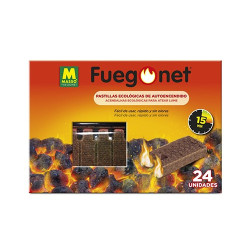 4 ud Pastillas ecológicas de autoencendido FuegoNet Massó