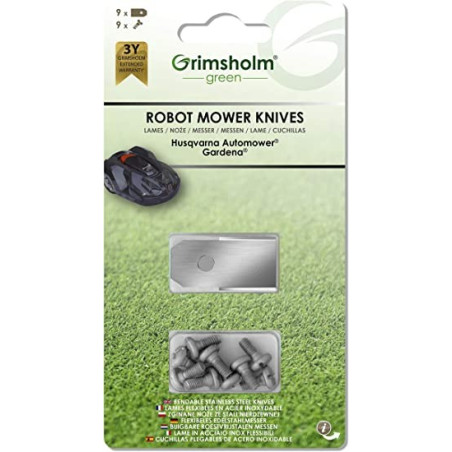 Cuchillas robot cortacésped Grimsholm Green