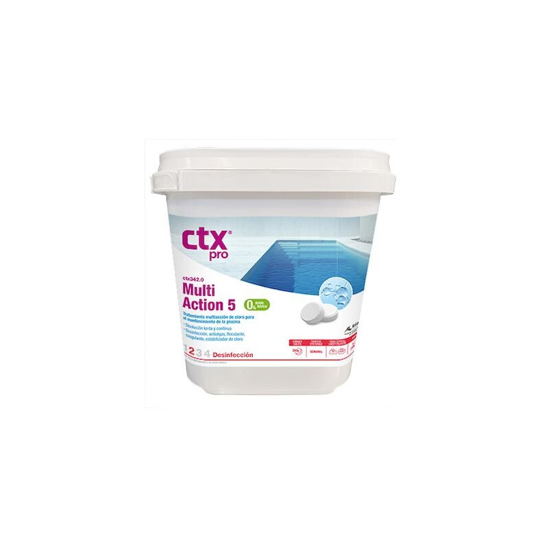 Multiacción en pastillas especial Liner y Poliester 5 KG CTX-342