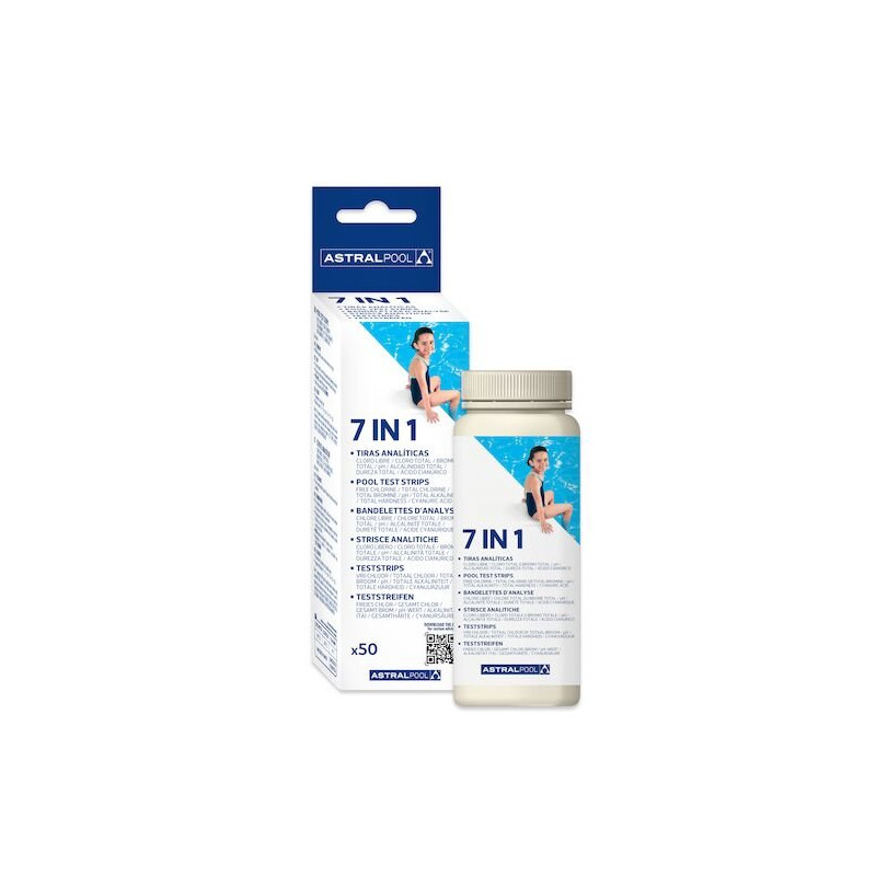 Tiras analíticas 6 en 1 Astralpool