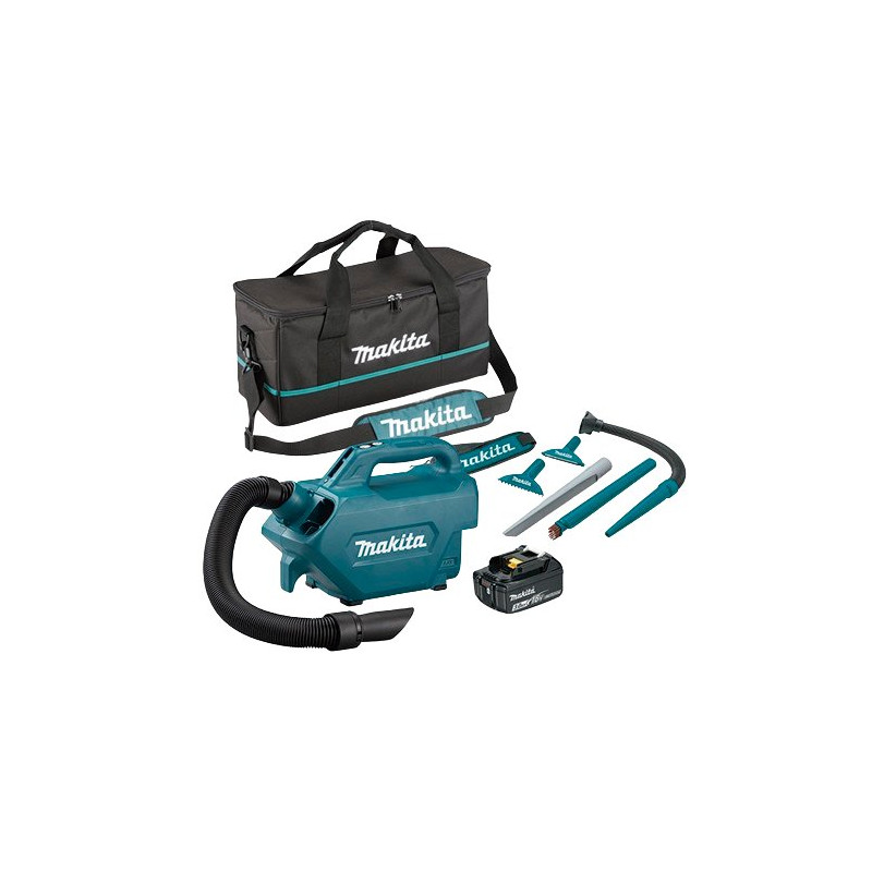 Aspirador 18V especial coche DCL184RF Makita