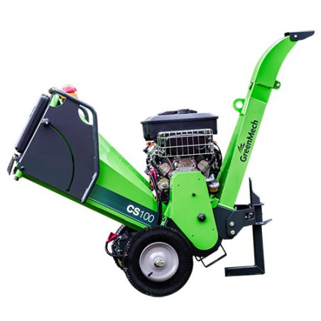 Biotrituradora GreenMech CS100-18 – 18 CV, Capacidad 100 mm