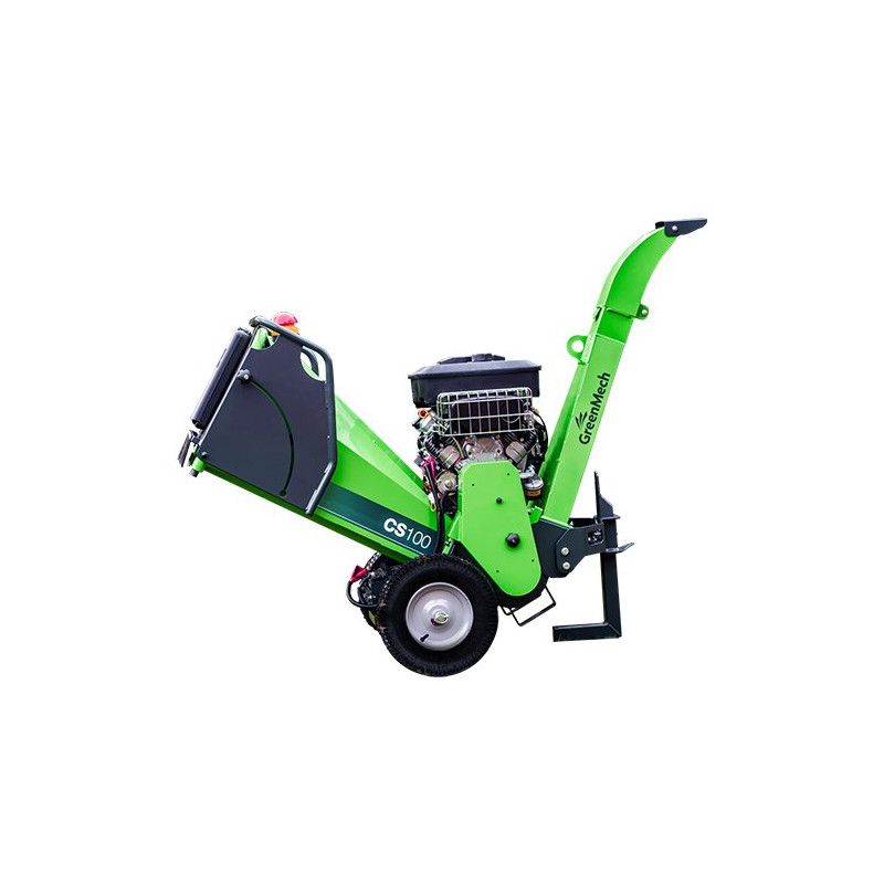 Biotrituradora GreenMech CS100-18 – 18 CV, Capacidad 100 mm