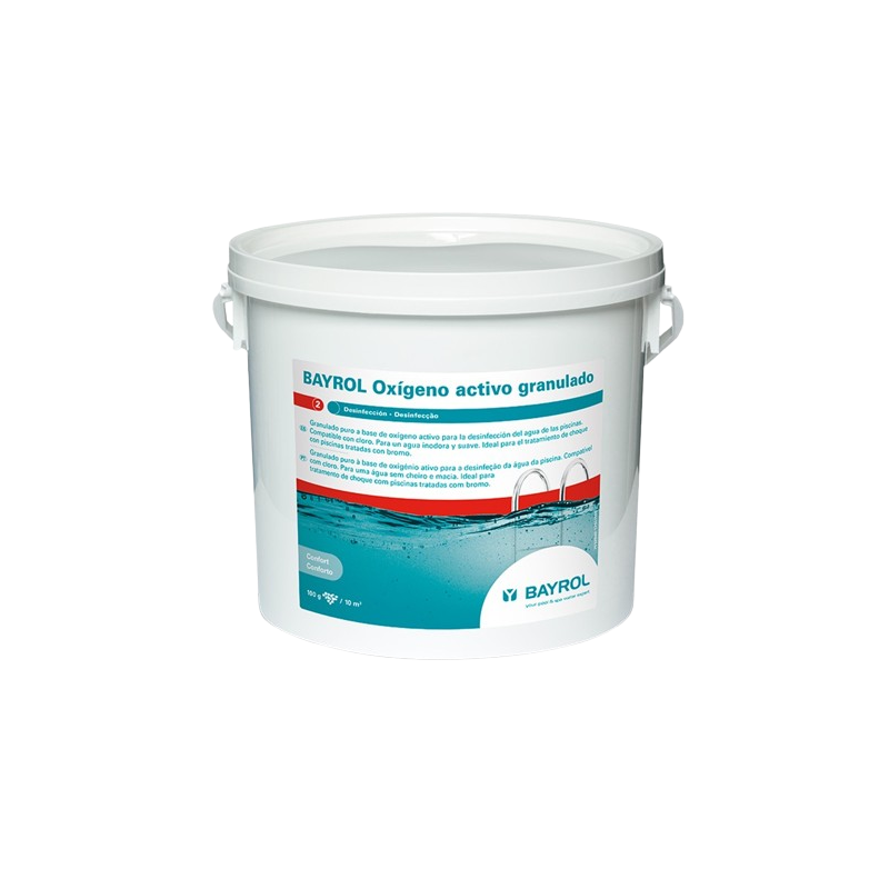 Oxígeno activo granulado 5 kg Bayrol